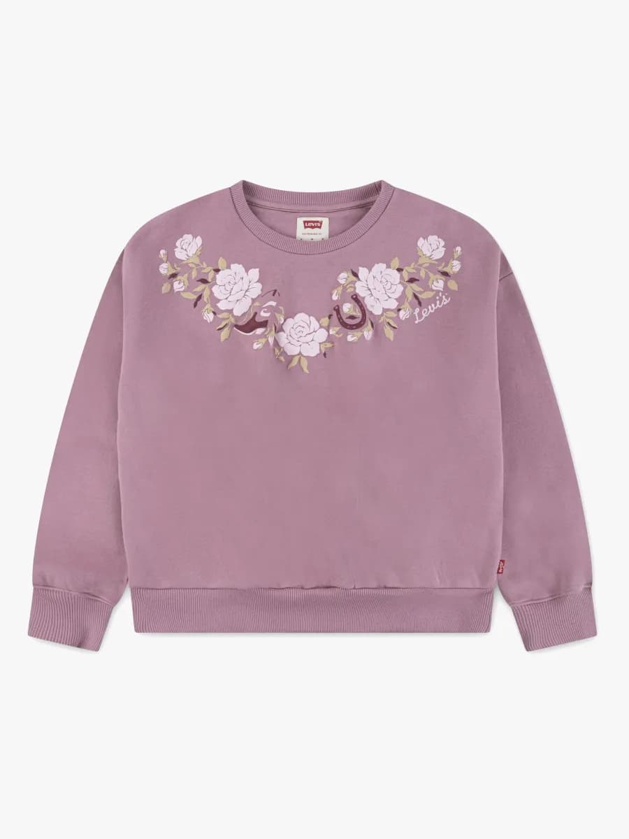 Levi's LVG Rose Front Tuck Sweatshirt, Lilas Levi's, 158