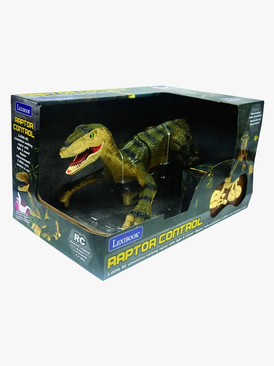 Lexibook Radiostyrd Velociraptor Dinosaurie med Ljudeffekter