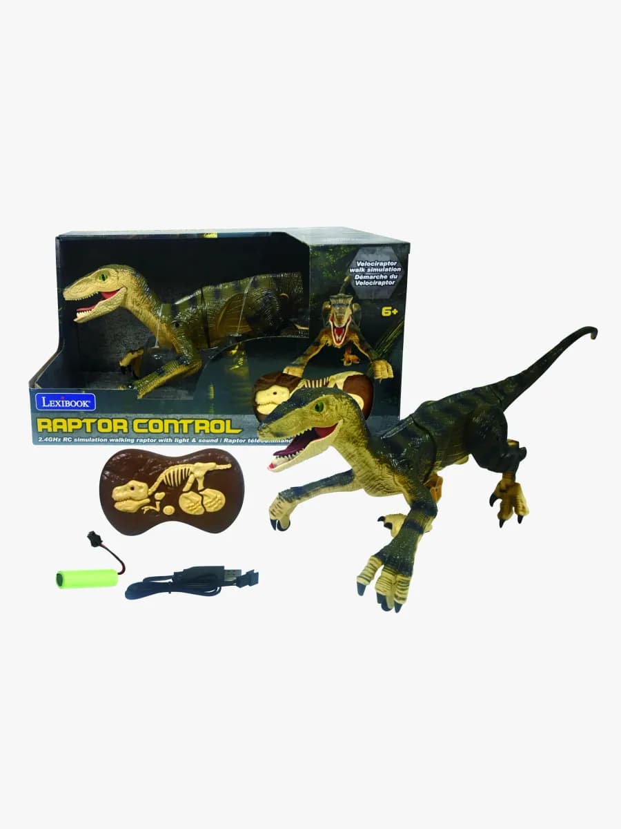 Lexibook Radiostyrd Velociraptor Dinosaurie med Ljudeffekter