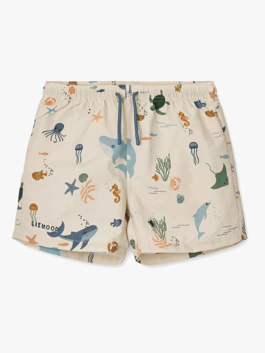 LIEWOOD Aiden Shorts, Sea creature/Sandy, 116