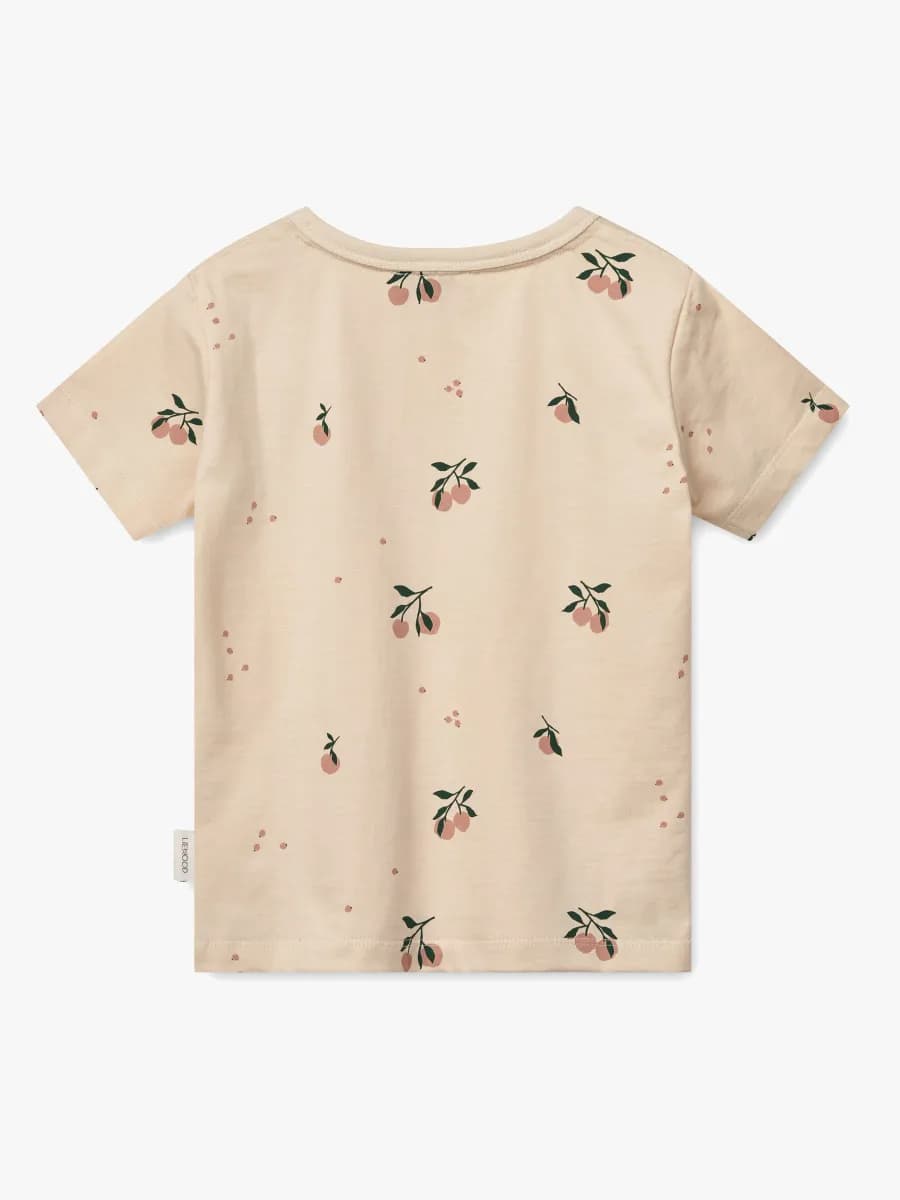 LIEWOOD Apia T-shirt, Peach/Sea shell, 98