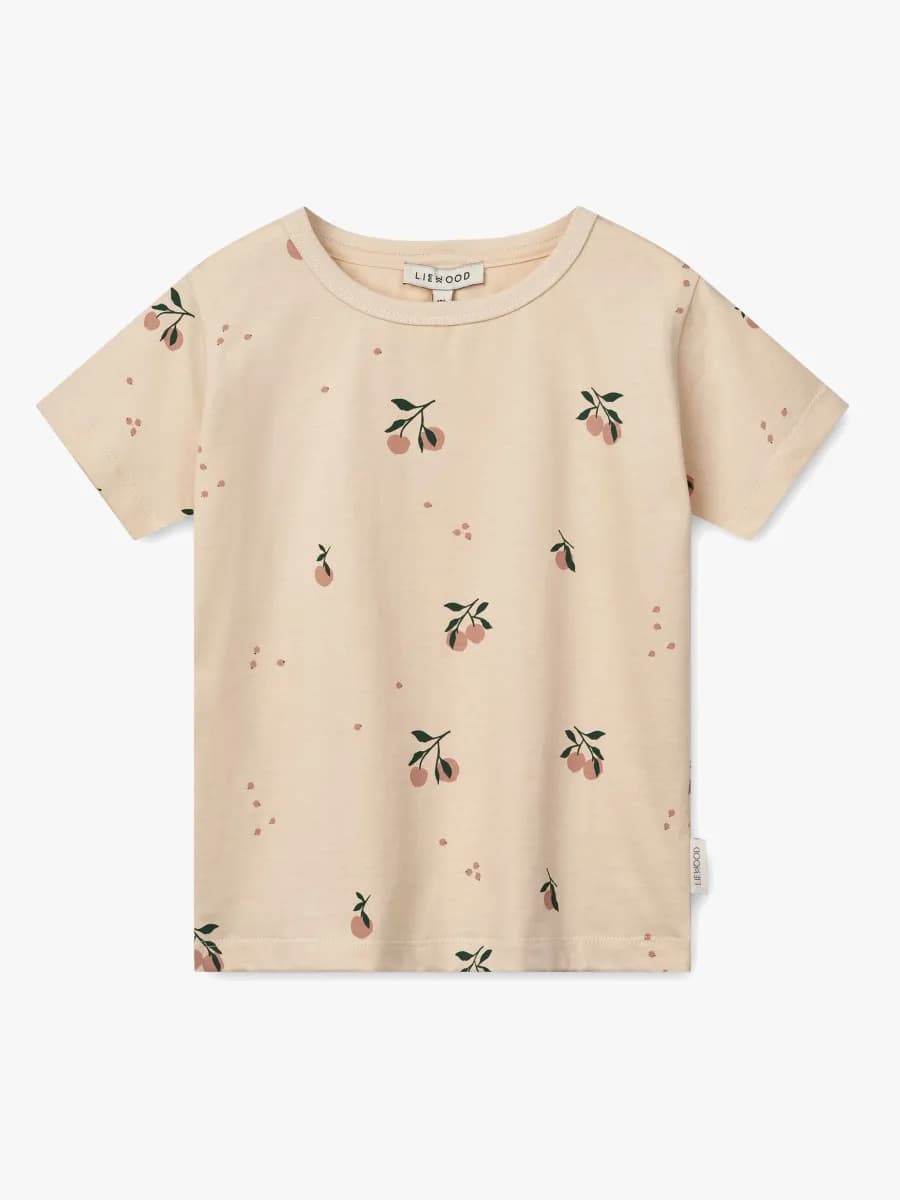LIEWOOD Apia T-shirt, Peach/Sea shell, 98