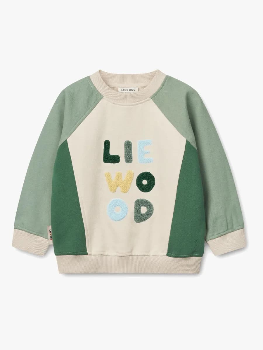 LIEWOOD Aude Sweatshirt, Peppermint/Sandy, 110