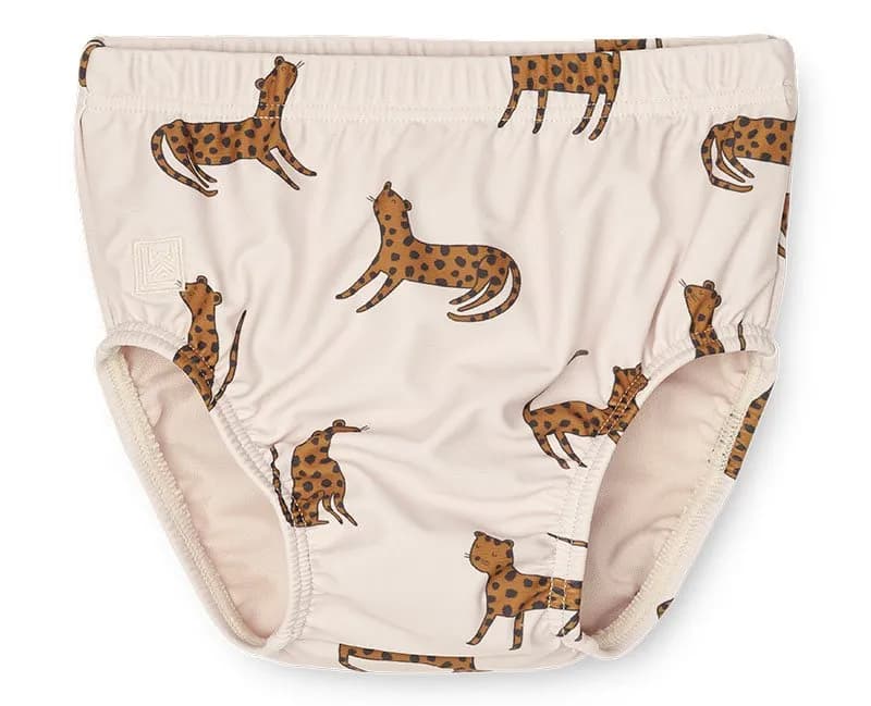 Liewood badbyxa Anthony stl 62, leopard sandy