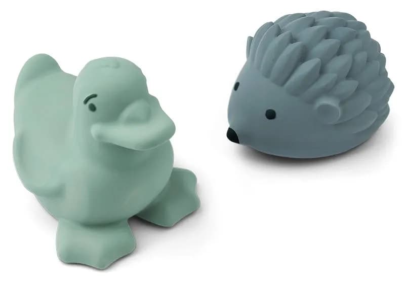 Liewood badleksak Henrik 2-pack, peppermint/blue