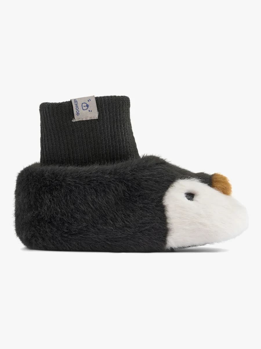 LIEWOOD Beth Penguin Plush Inneskor, Sandy / Dark grey, 20-21