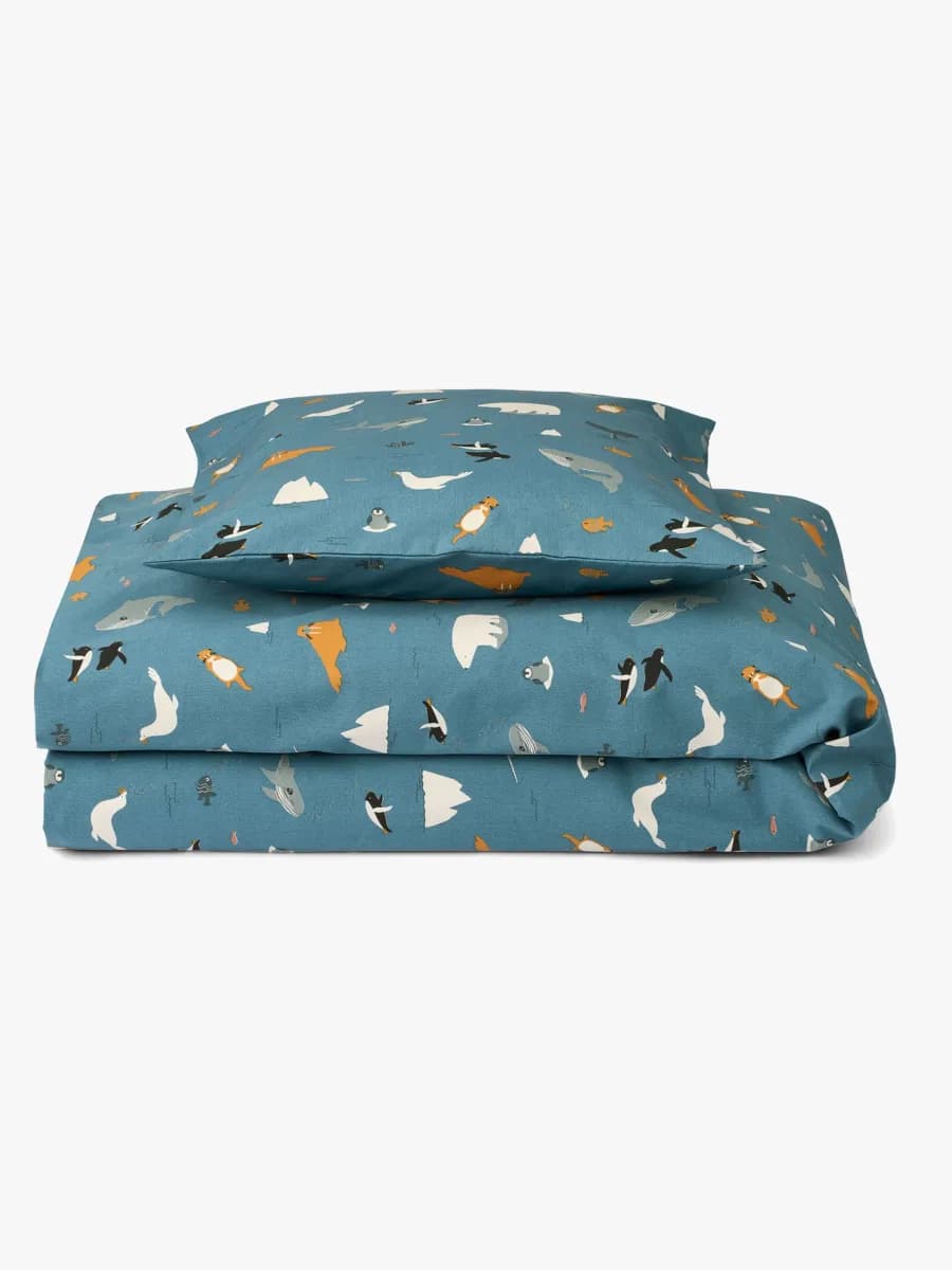 LIEWOOD Carmen Baby Bäddset 70x100, Arctic Sea/Ocean View
