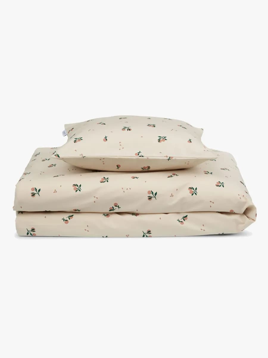 LIEWOOD Carmen Baby Bäddset 70x100, Peach/Sea Shell