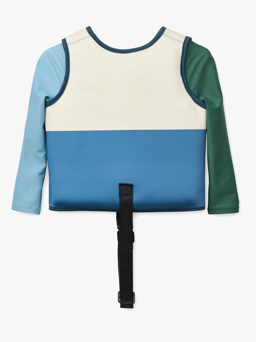 LIEWOOD Dove Simväst med Ärmar, Riverside Multi Mix, 15-19 kg