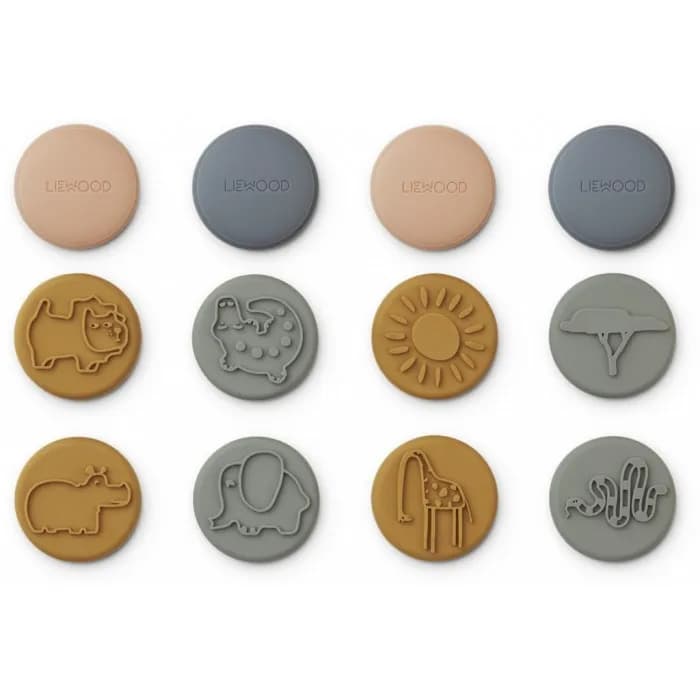 Liewood Earl Stämplar 12 st (Golden Caramel Mix)