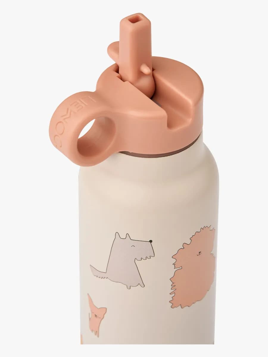 LIEWOOD Falk Vattenflaska 350 ml, Cats &  Dogs/Sandy