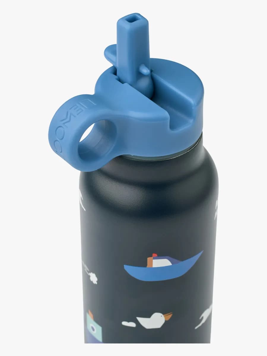 LIEWOOD Falk Vattenflaska 350 ml, Sailing/Classic navy
