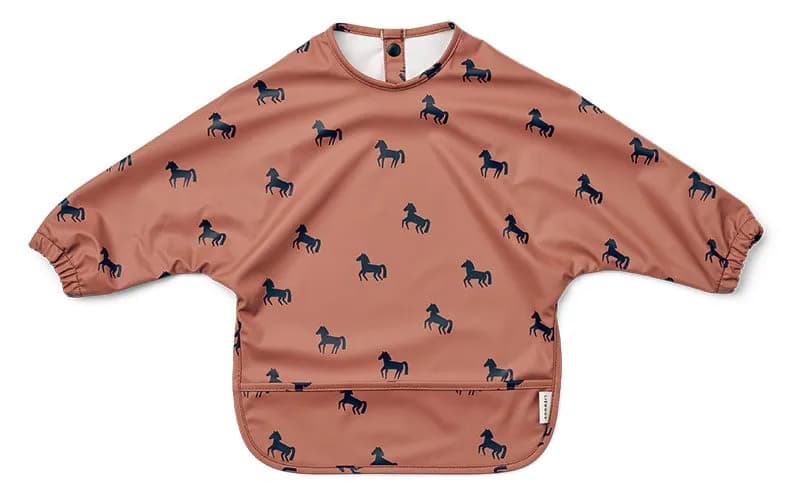 Liewood haklapp med ärm Merle, horses/dark rosetta