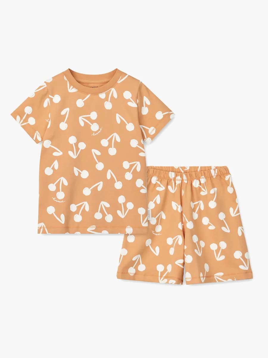 LIEWOOD Ilford Pyjamas 2-Delat Set, Cherry blossom/Light apricot, 98