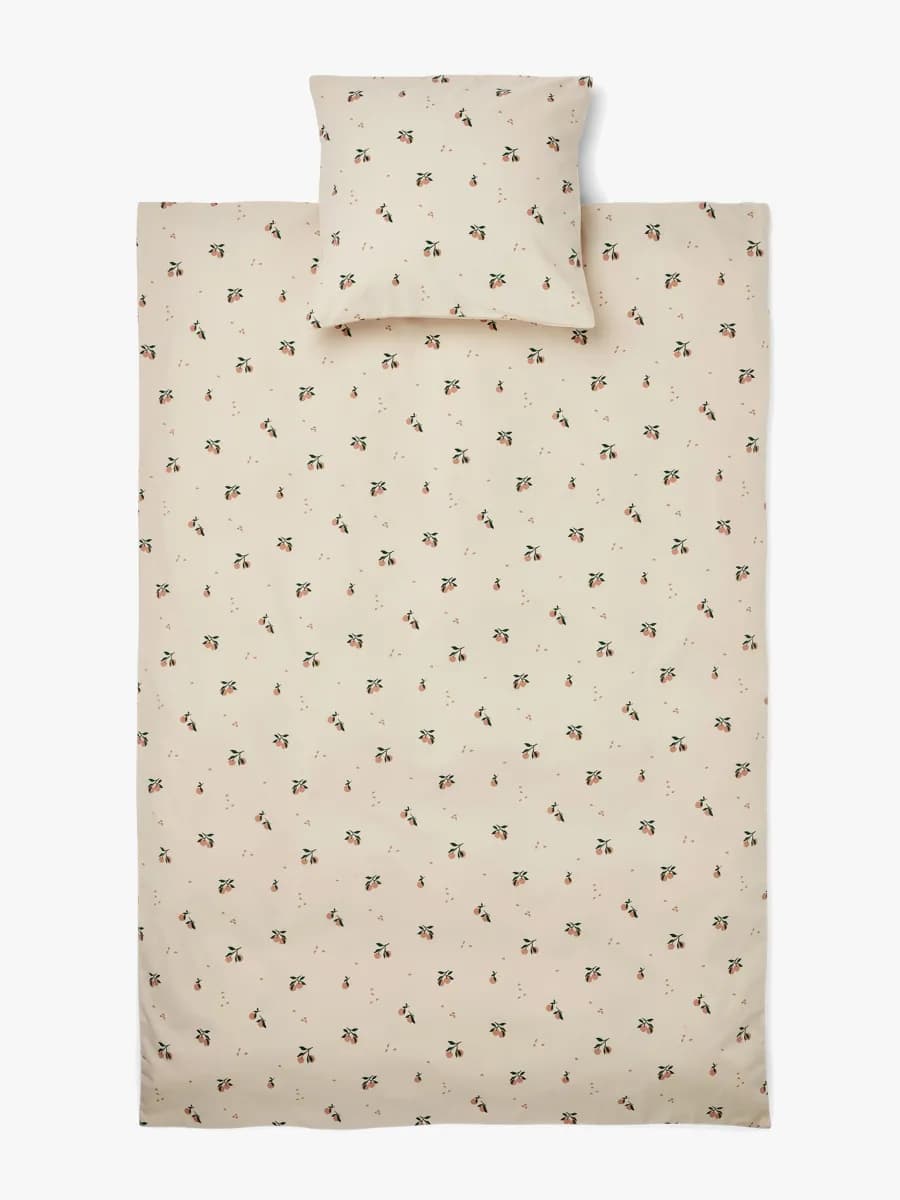 LIEWOOD Ingeborg Bäddset 100x140, Peach/Sea Shell