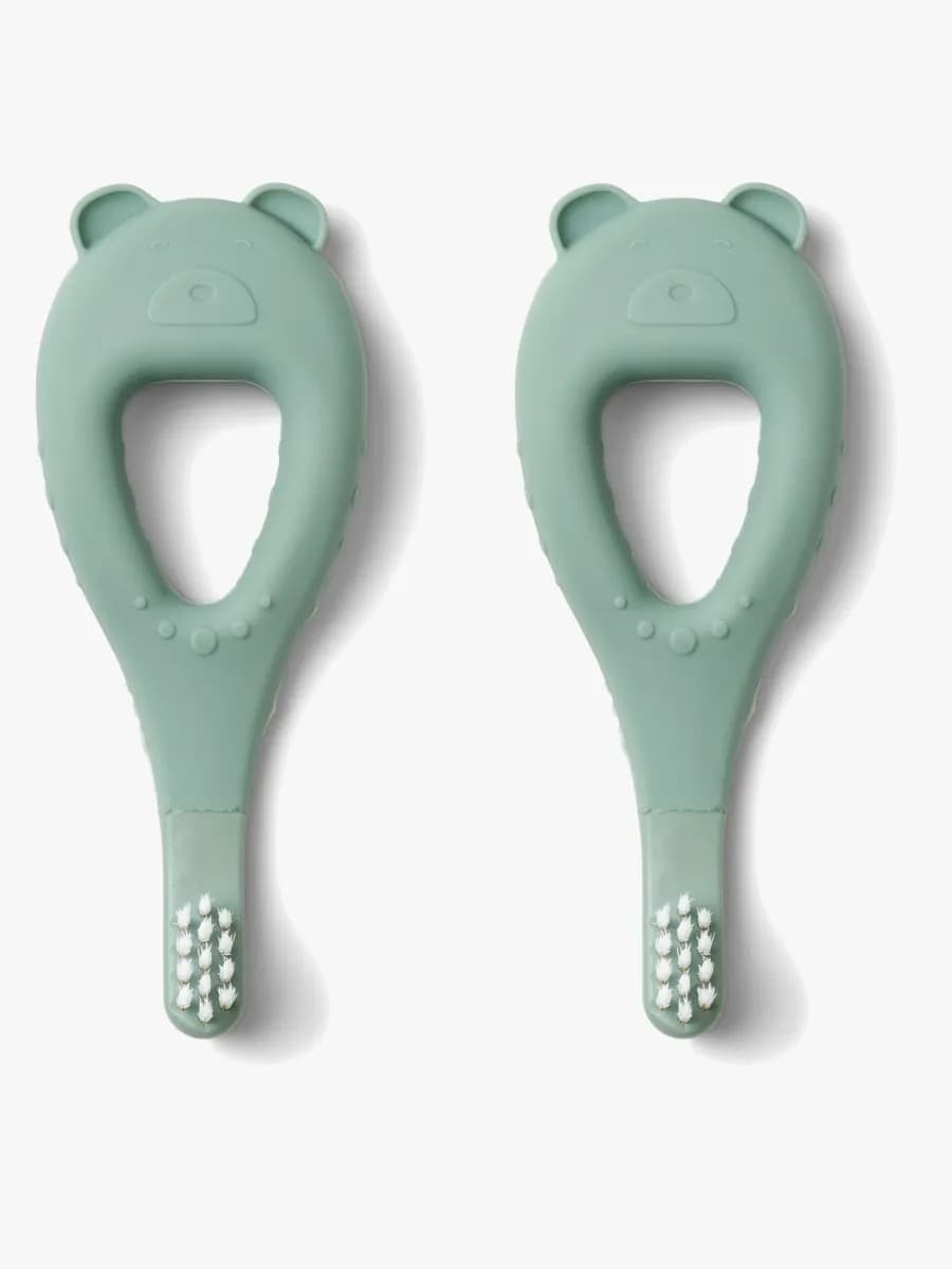 LIEWOOD Janelle Tandborste Silikon 2-Pack, Peppermint