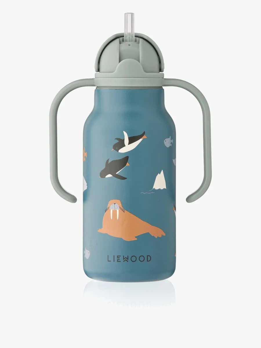 LIEWOOD Kimmie Vattenflaska 250 ml, Arctic Sea/ Ocean view