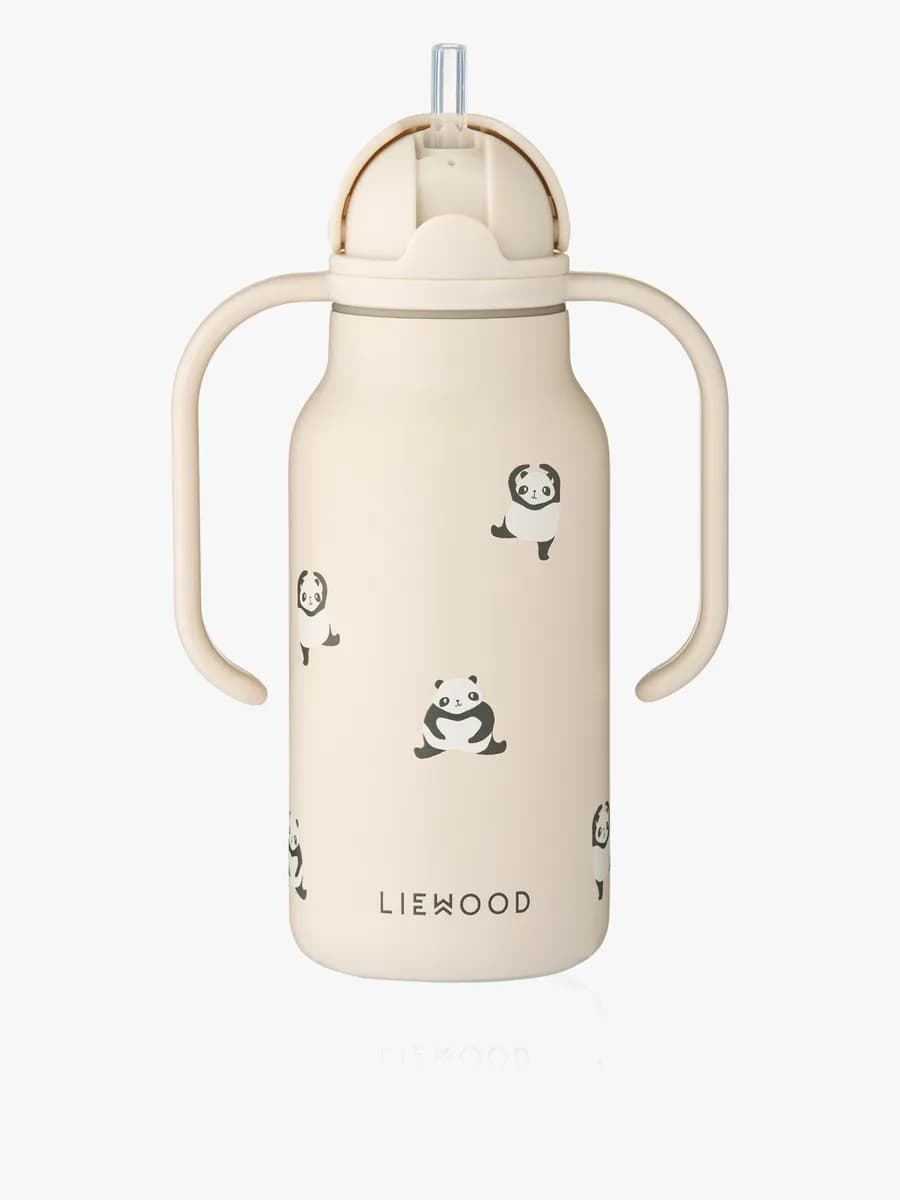 LIEWOOD Kimmie Vattenflaska 250 ml, Mini panda/Sandy