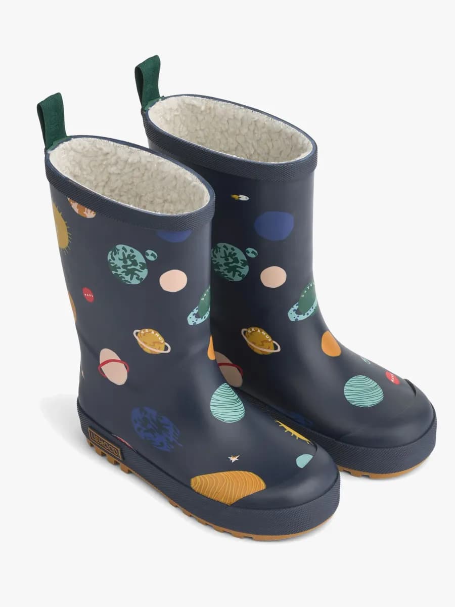 LIEWOOD Mason  Fodrade Gummistövlar, Universe/Classic Navy, 22