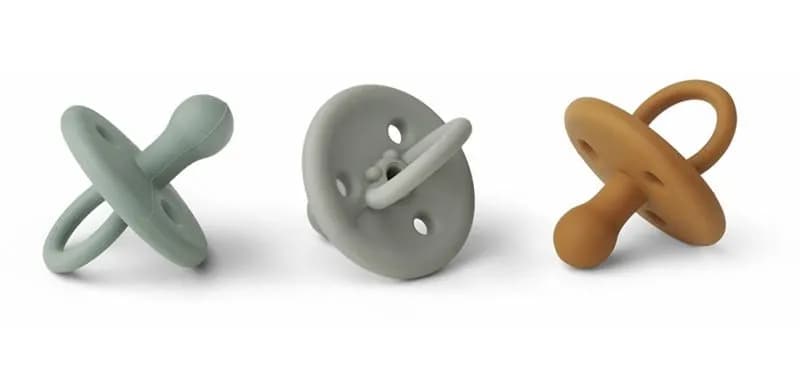 Liewood napp Paula 0-6 mån 3-pack, mustard mix