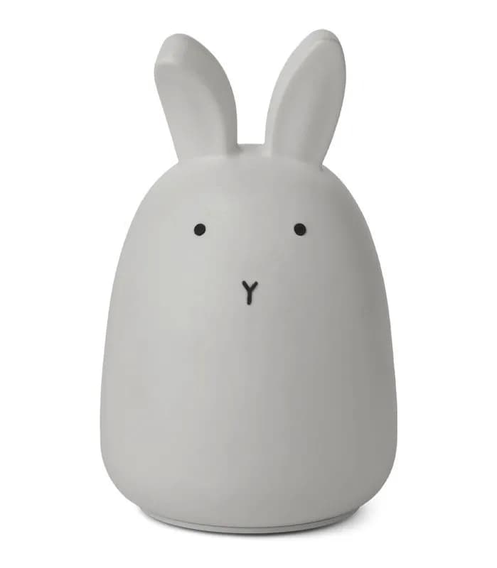 Liewood nattlampa Winston, rabbit dumbo grey