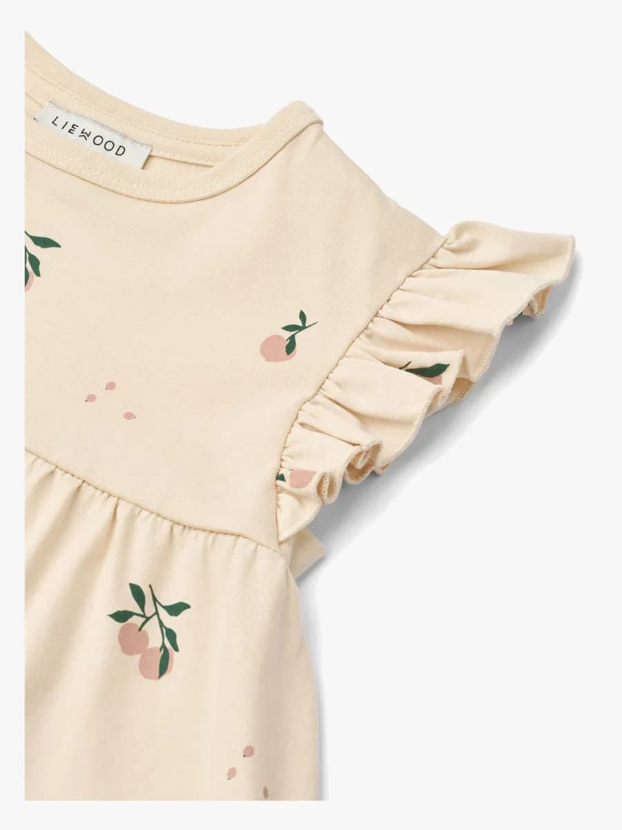 LIEWOOD Neveah Klänning, Peach/Sea Shell, 122-128