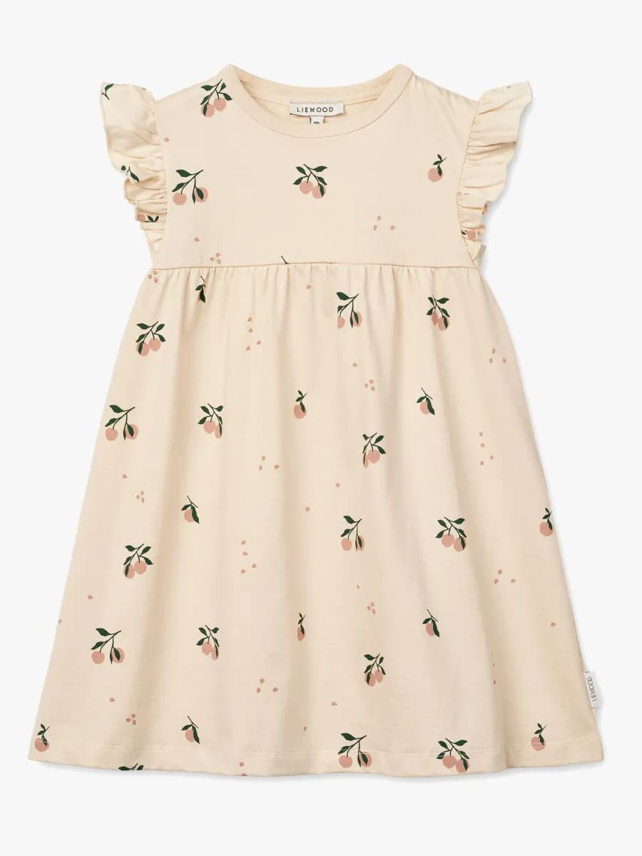 LIEWOOD Neveah Klänning, Peach/Sea Shell, 122-128