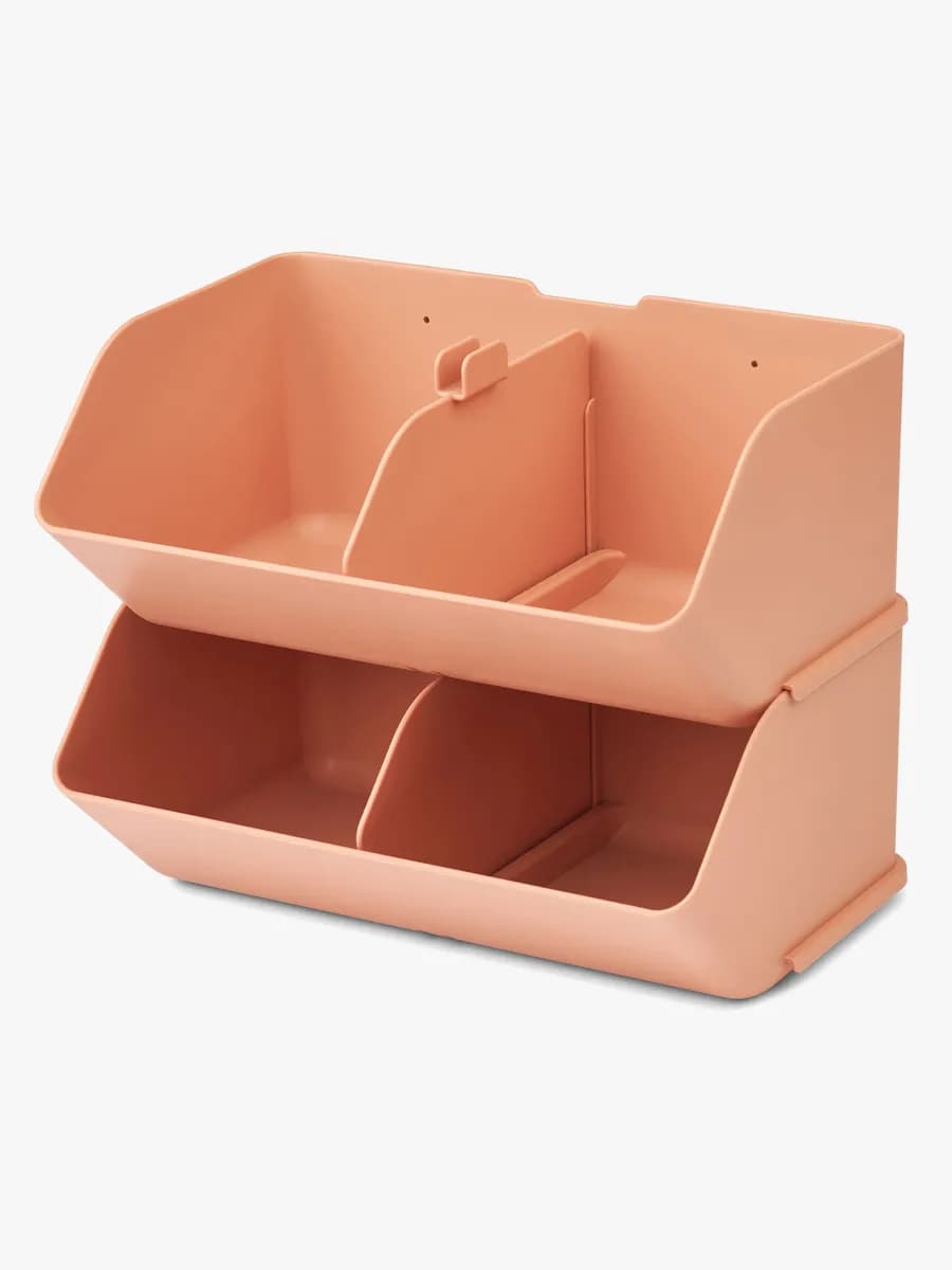 LIEWOOD Rosemary Förvaringslådor M 2-Pack, Tuscany Rose, Förvaring Barnrum