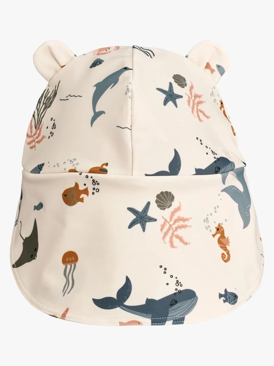 LIEWOOD Senia UV-Hatt, Sea Creature/Sandy, 1-2 år