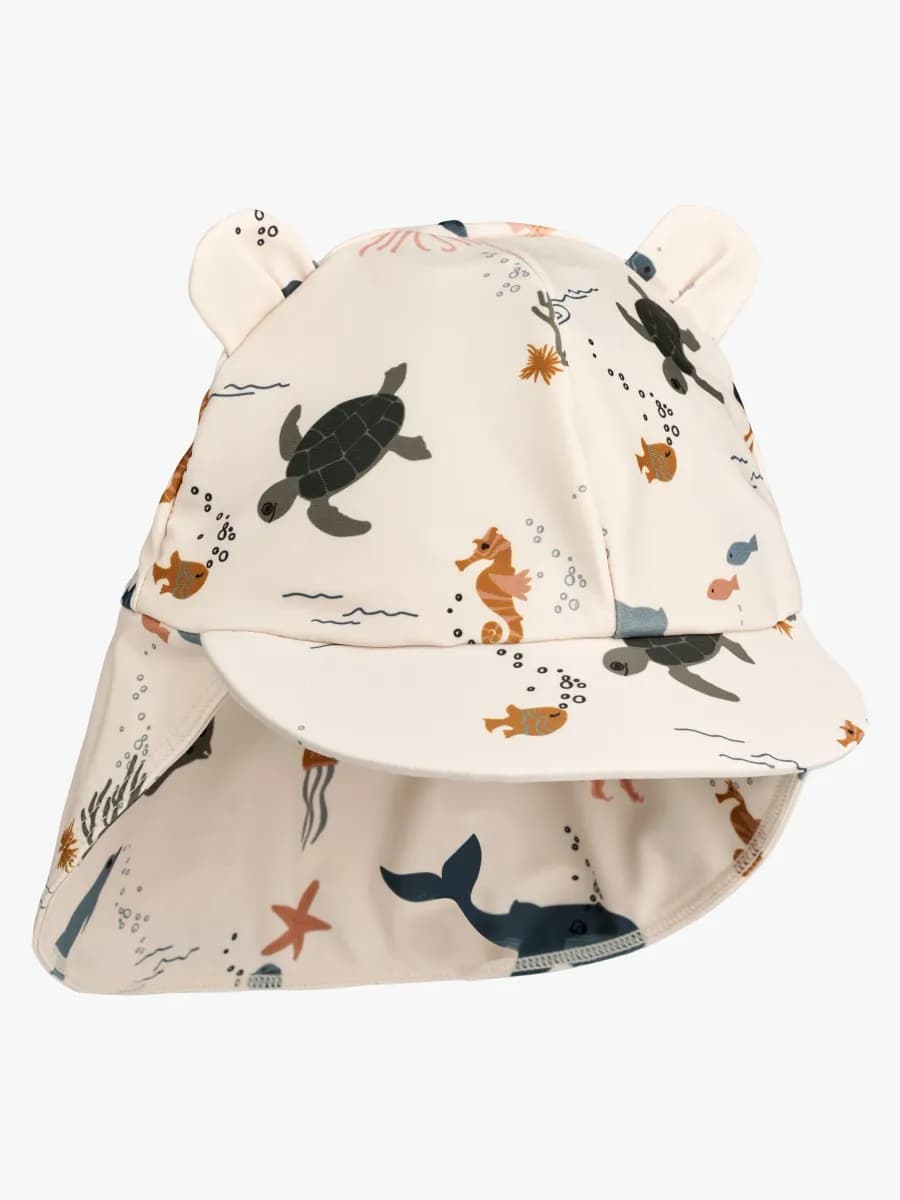 LIEWOOD Senia UV-Hatt, Sea Creature/Sandy, 1-2 år