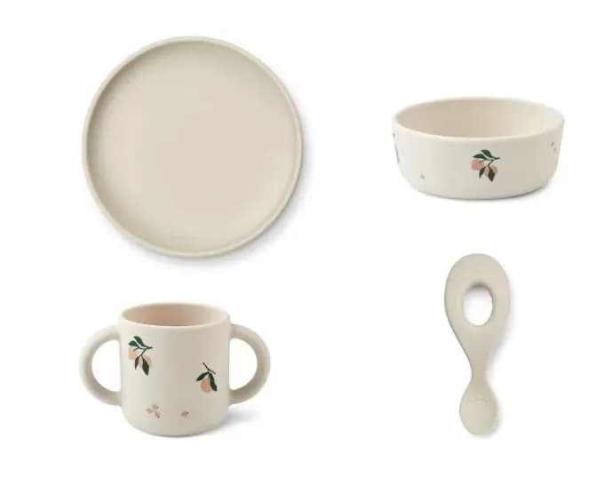 Liewood Vivi Silikonset Peach (Sea Shell Mix)