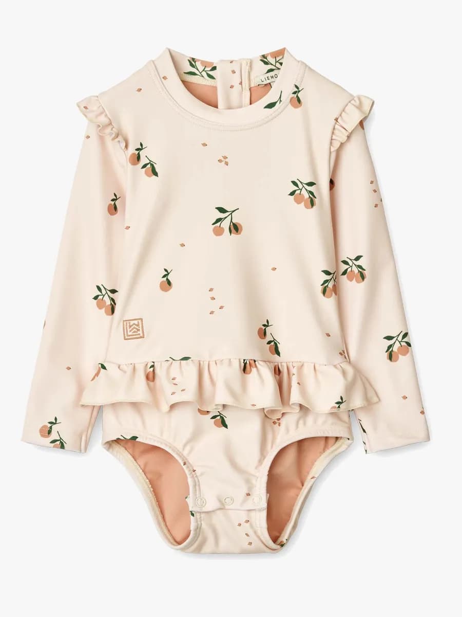 LIEWOOD Sille Baddräkt Baby, Peach/Sea shell, 80