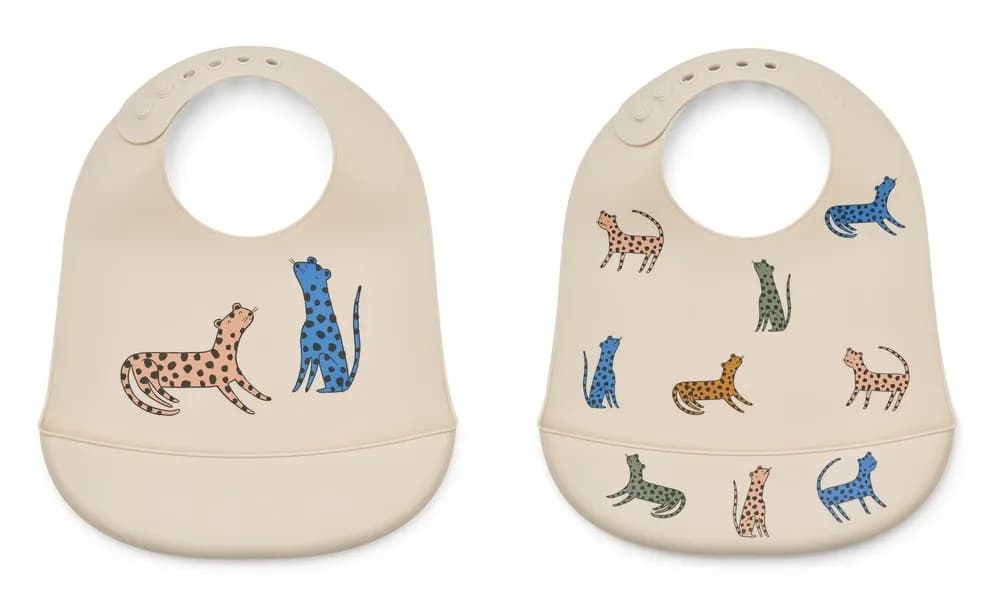 Liewood Tilda Haklapp 2-pack  Leopard (Mix)