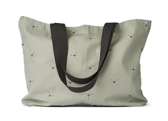 Liewood tygkasse stor, teddy/dove blue