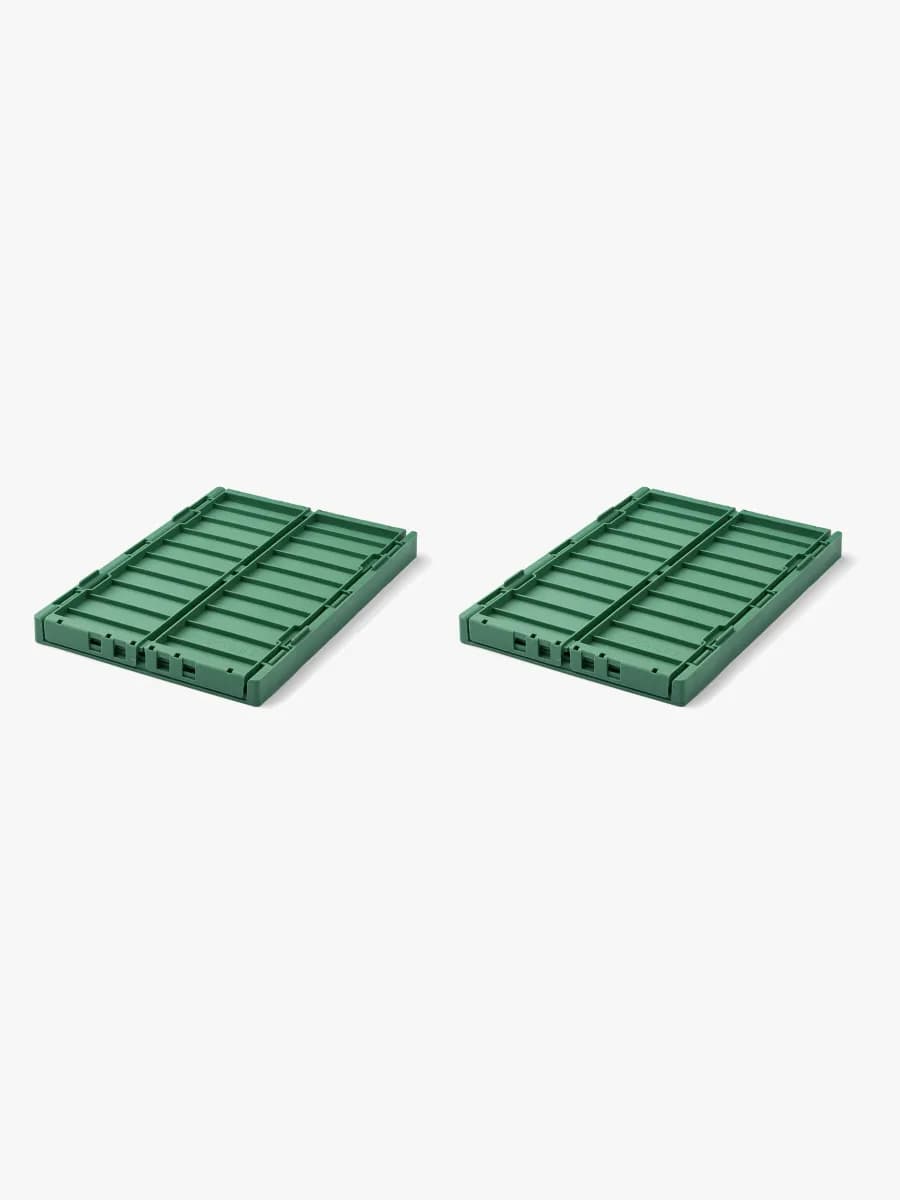 LIEWOOD Weston Förvaringslådor M 2-Pack, Dusty Ivy, Förvaring Barnrum