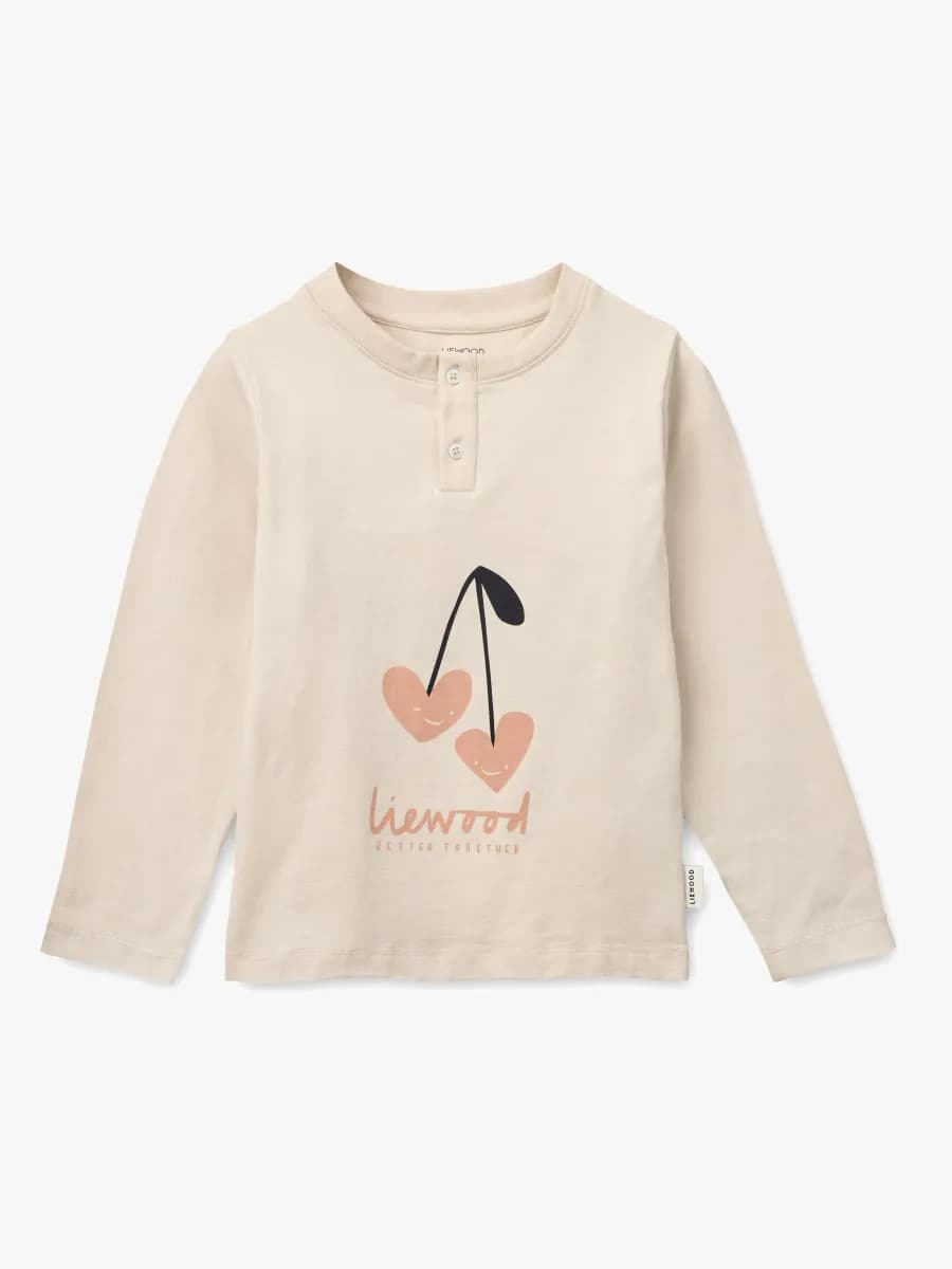 LIEWOOD Wilhelm Pyjamasset, Heart/Sweetheart/Pale tuscany/mix, 110-116