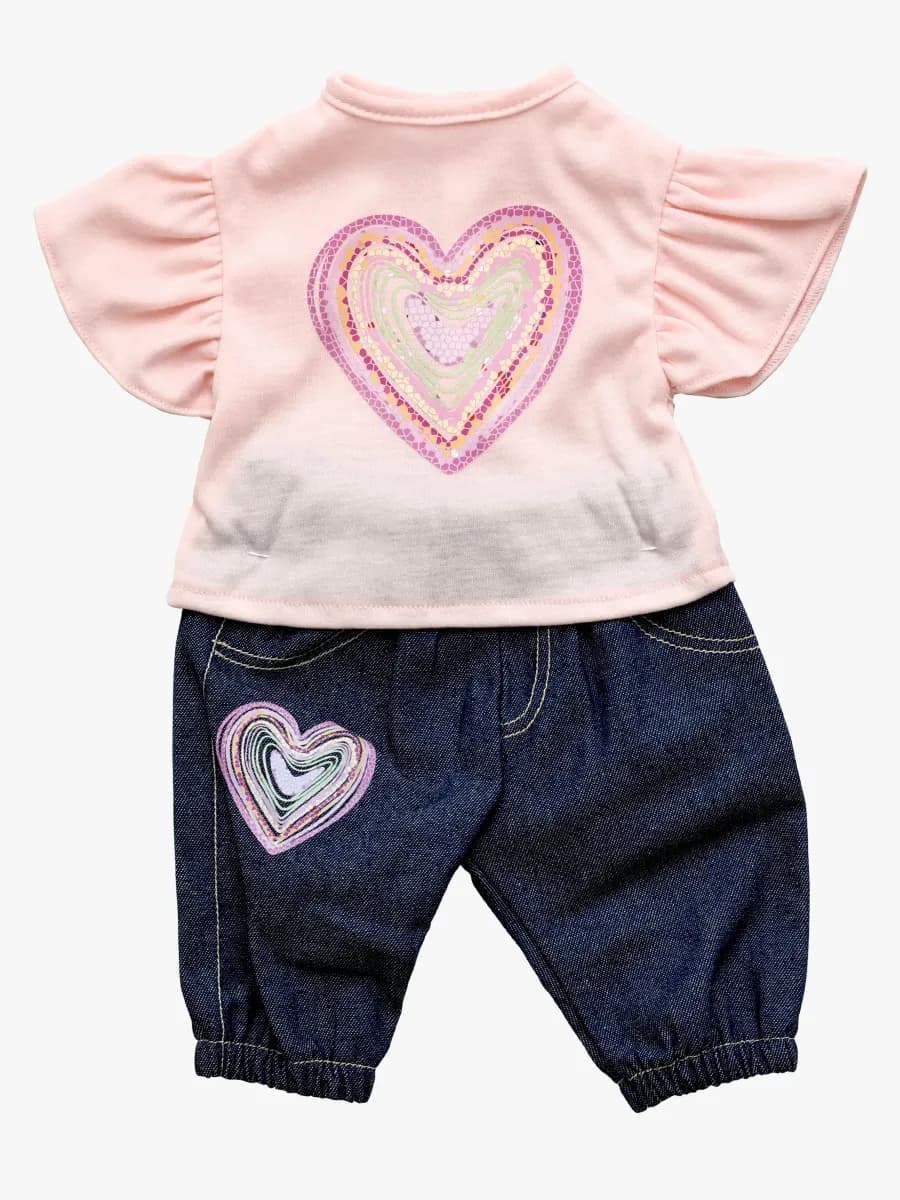 Lillan &  Friends Jeans &  T-shirt 41-46 cm