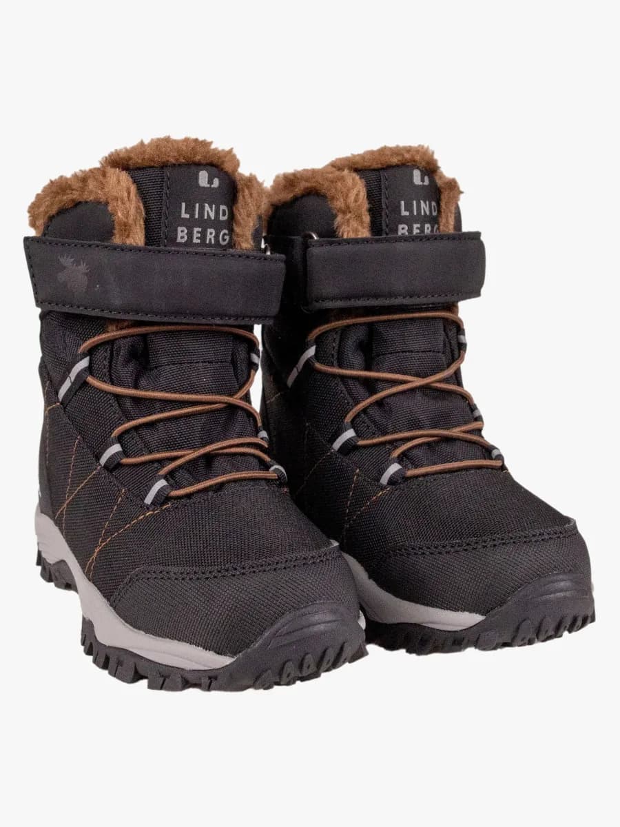 Lindberg Arctic Mid Vinterkängor, Black/Brown, 39