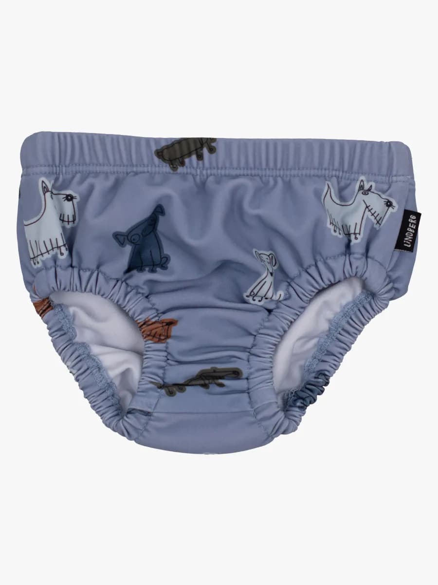 Lindberg Ash Baby Badblöja, Blue/Light Blue, 9-12 kg