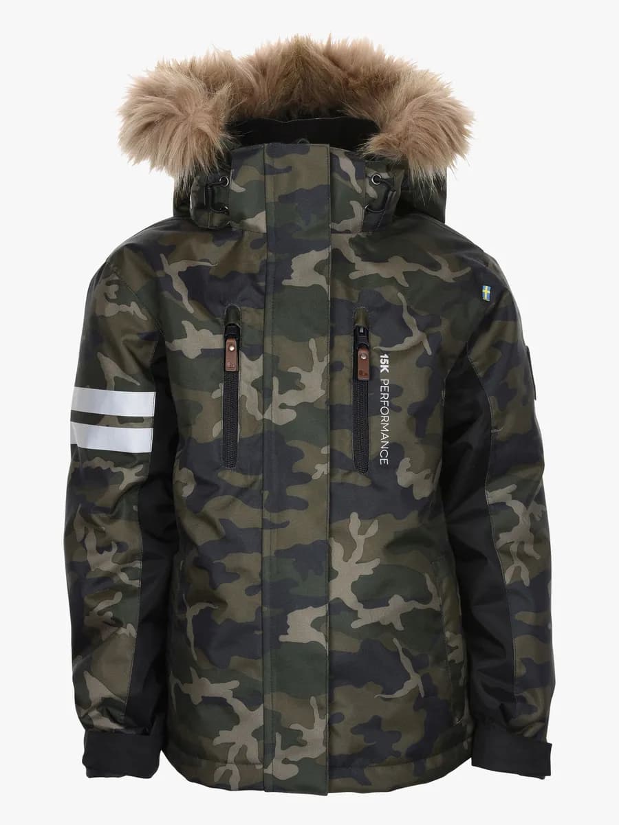 Lindberg Camo Vinterjacka, Grön
