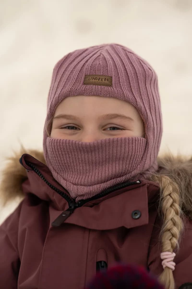 Lindberg Cody Balaklava Ullmix, Rose, Junior