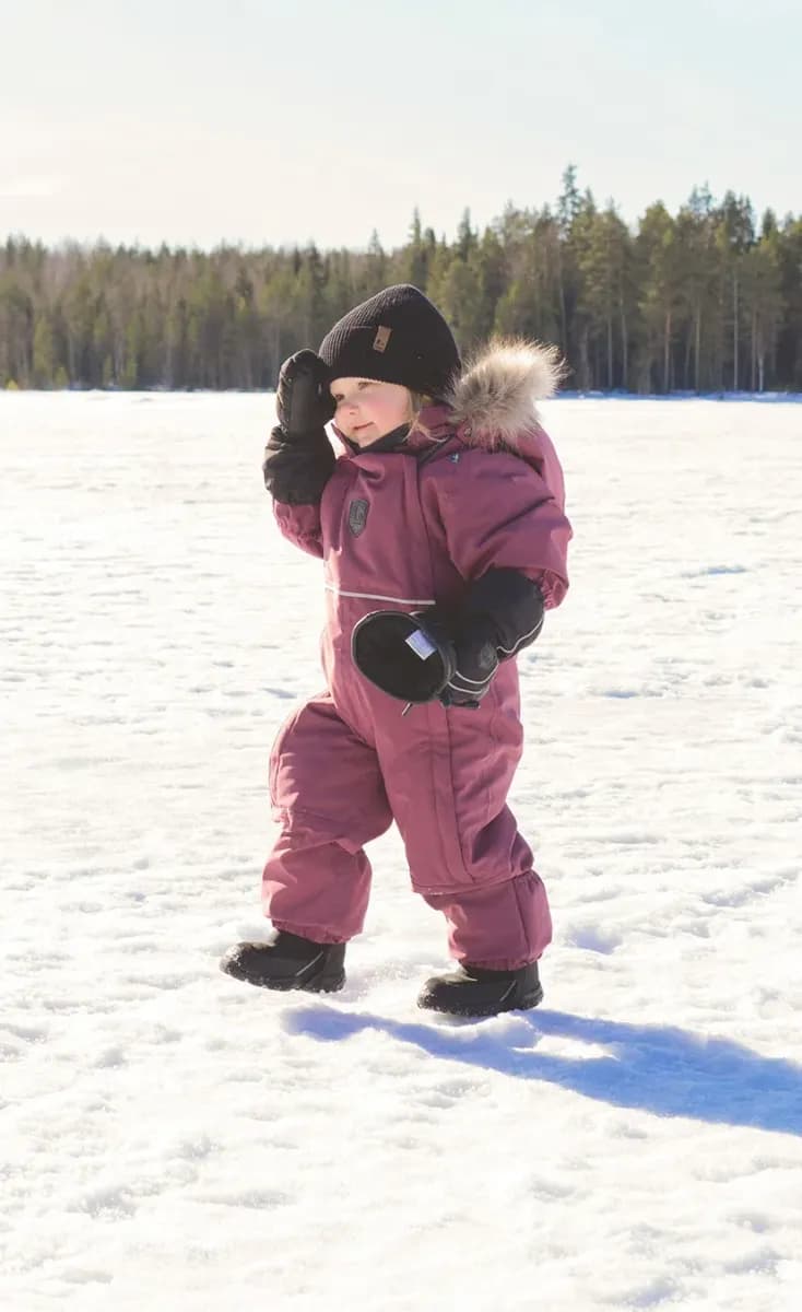 Lindberg Colden Babyoverall, Dry Rose, 68 - Bäst i test
