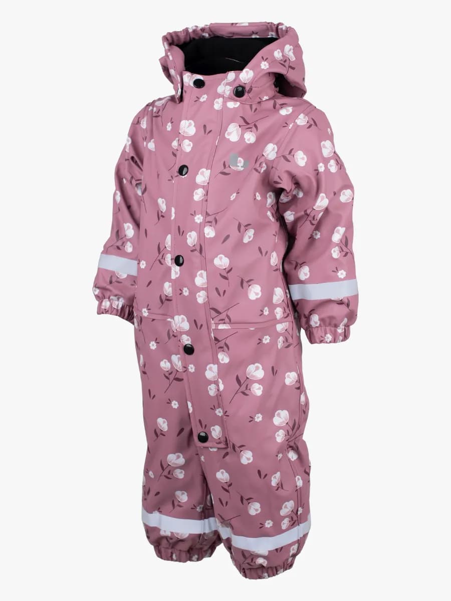Lindberg Lekhyttan Fodrad Regnoverall, Dahlia/White, 104