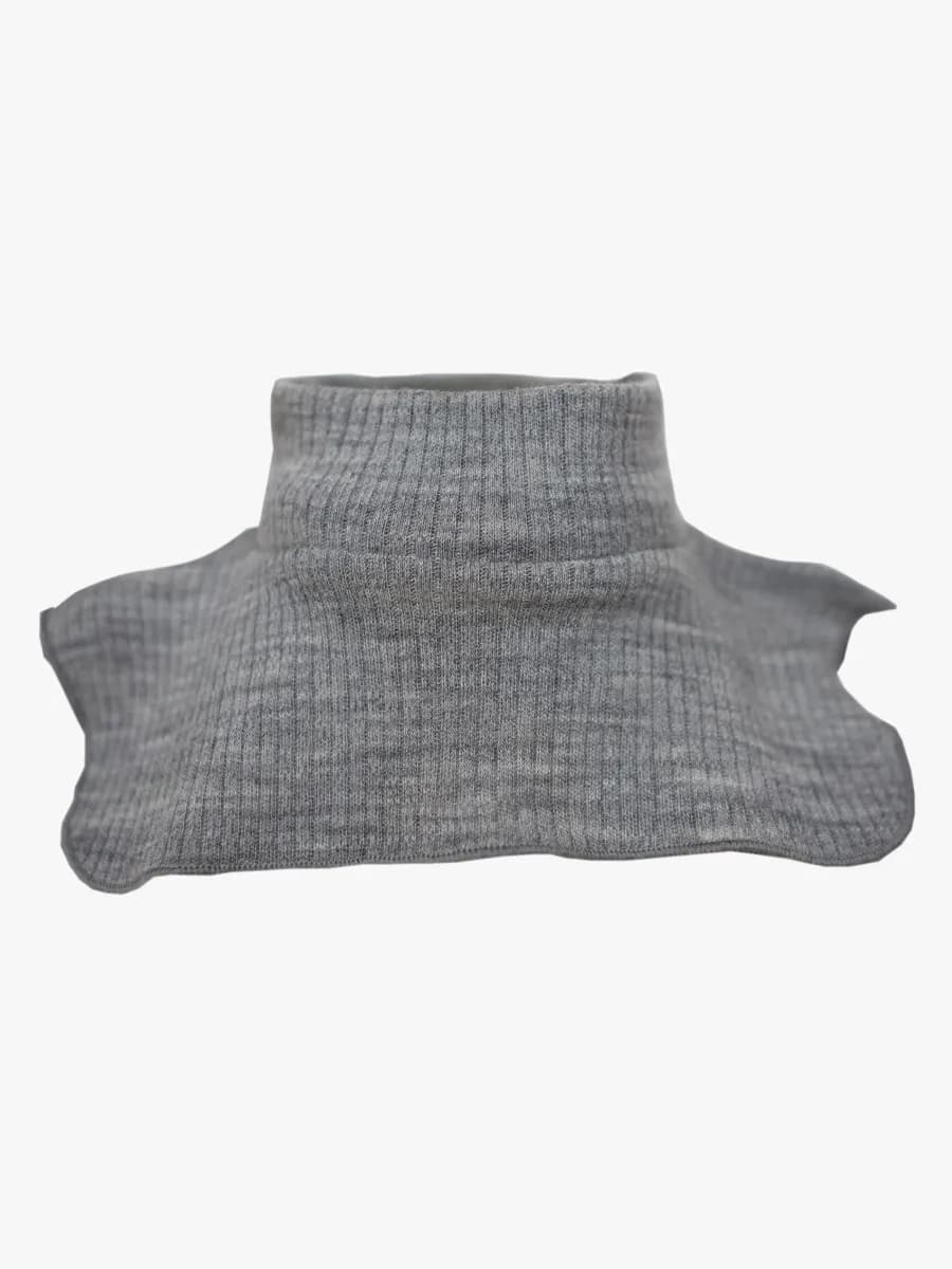 Lindberg Rib Baby Halskrage Merinoull, Grey Melange