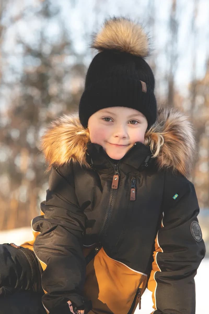 Lindberg Sibo Mössa Ull, Svart, 48-52