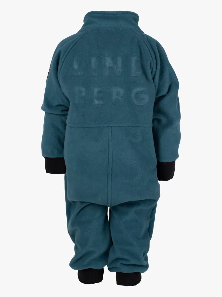 Lindberg Stormy Vindfleeceoverall, Dark Teal, 98