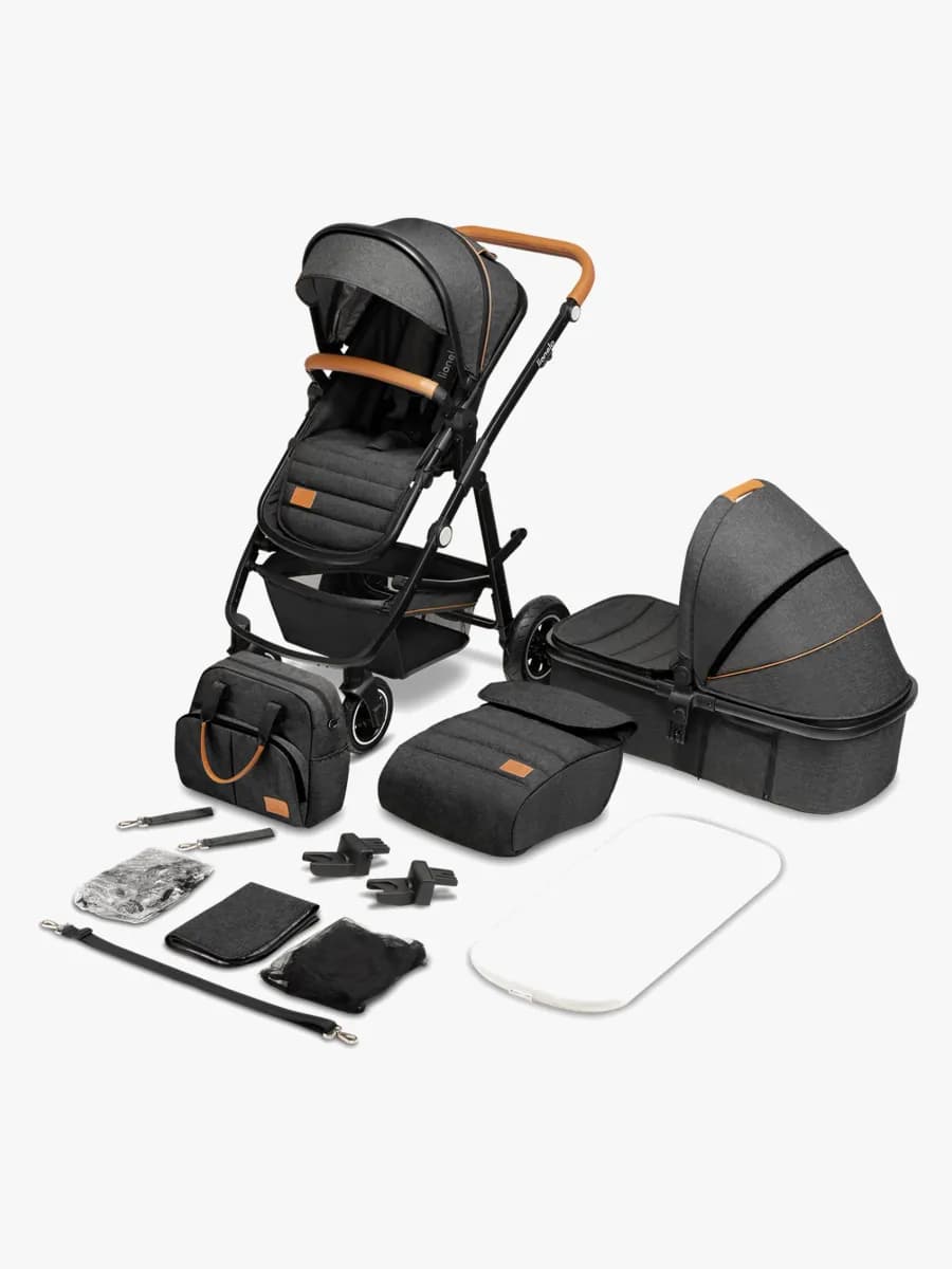 Lionelo Amber 2-in-1 Duovagn, Grey Graphite