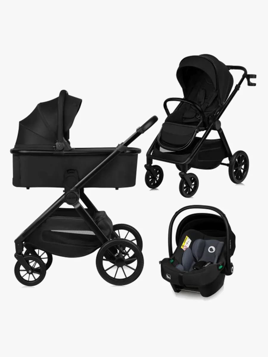 Lionelo Layla 3-in-1 Kombivagn, Black Onyx