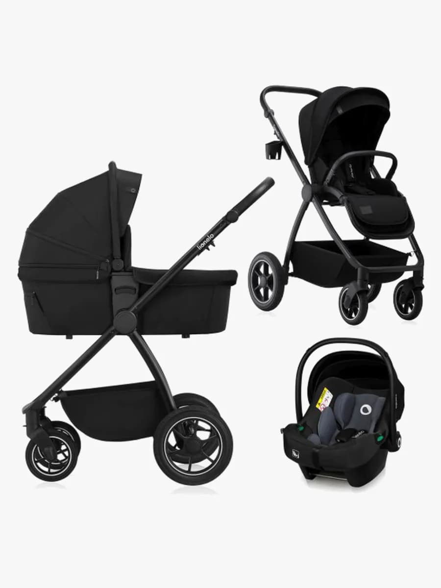 Lionelo Meril 3-in-1 Kombivagn, Black Onyx