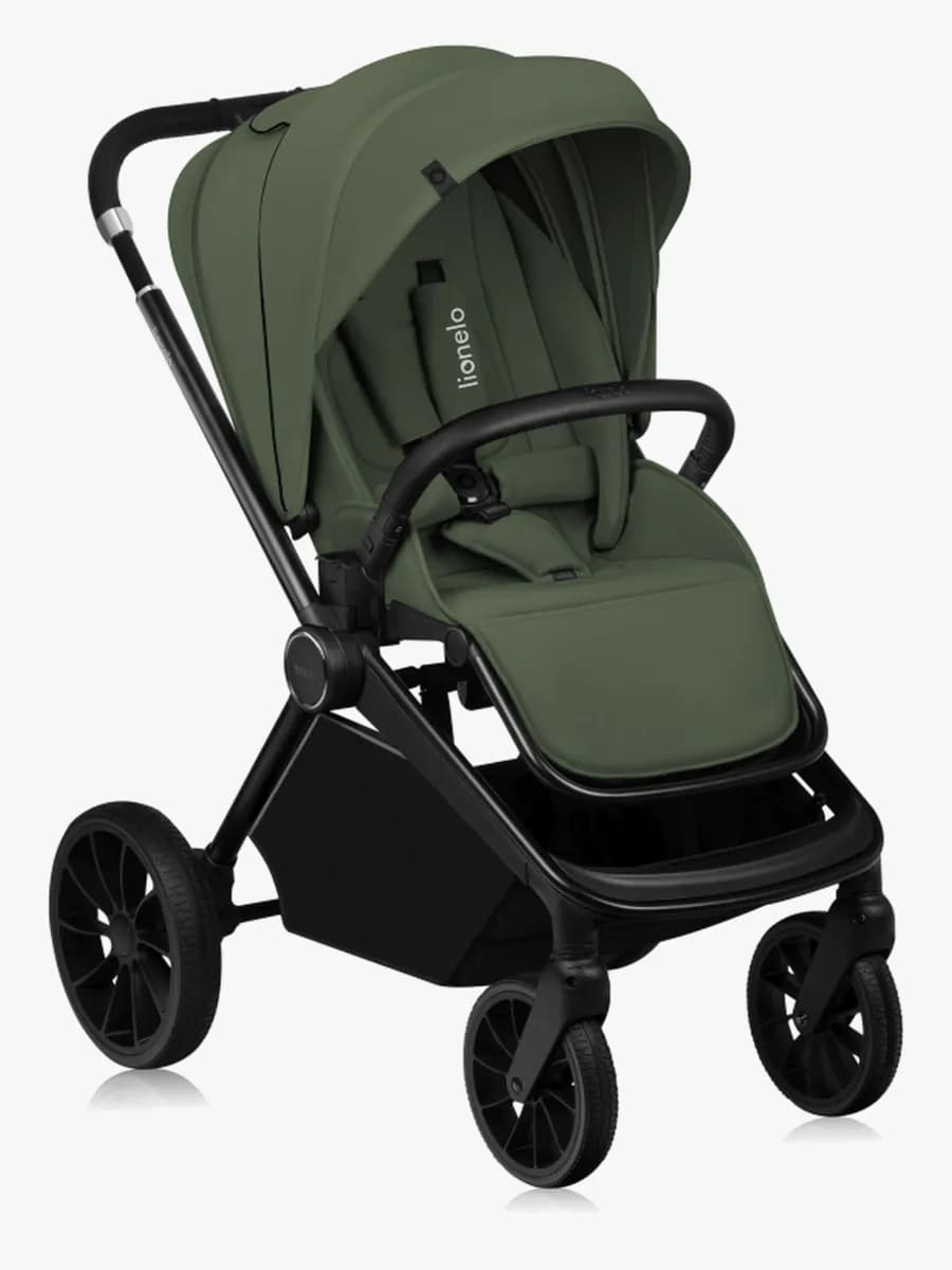 Lionelo MIKA Plus 3-in-1 Duovagn, Green Olive